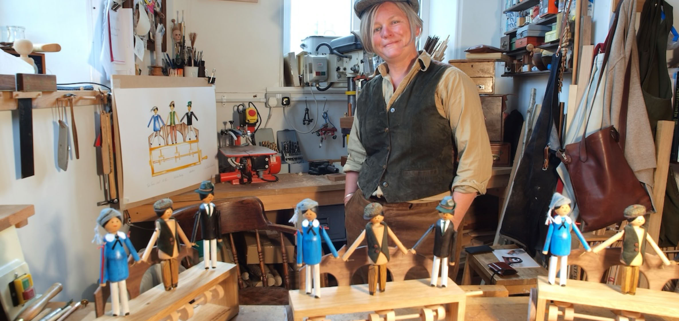 Hebden Bridge Twin Towns automata commission