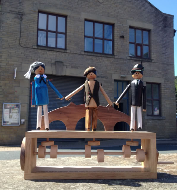 Hebden Bridge Twin Towns automata commission