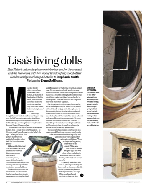 Lisa Slater in Yorkshire Post