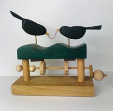 black Bird Automata by Lisa Lsater